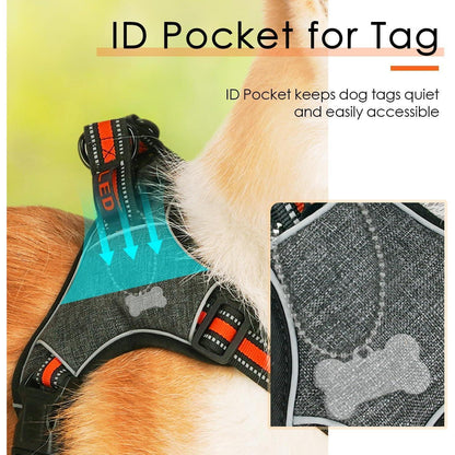 ThinkPet No-Pull Ausbruchsicheres Reflektierendes
