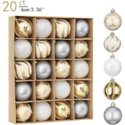 Valery Madelyn Weihnachtskugeln 20 Stücke 6cm