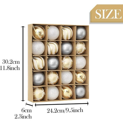 Valery Madelyn Weihnachtskugeln 20 Stücke 6cm