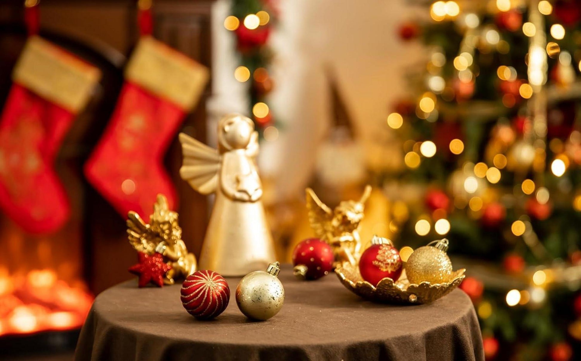 35er Set Bruchsichere Weihnachtskugeln 5cm Rot Gold Luxus Christbaumschmuck