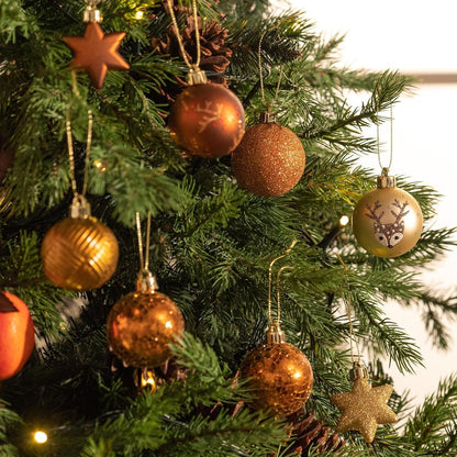 Valery Madelyn Weihnachtskugeln 35 Stücke 5cm Kunststoff