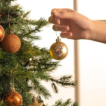 Valery Madelyn Weihnachtskugeln 35 Stücke 5cm Kunststoff