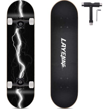 LAYENNE Skateboard Blitz 31x8 Zoll ABEC-11 Räder 150kg