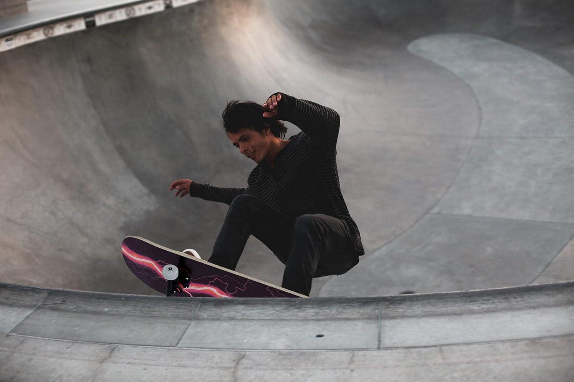 Skateboard Blitz 31 x 8 Zoll Ahornbrett symmetrisch geneigt für