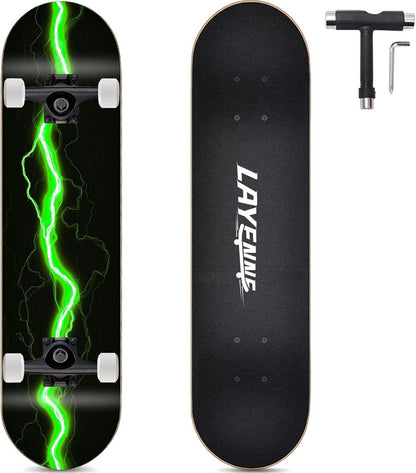 Skateboard Blitz 31x8 Zoll Ahornbrett symmetrisch geneigt Anfänger