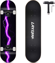 Skateboard Blitz 31 x 8 Zoll 8-lagiges Ahornbrett Violett
