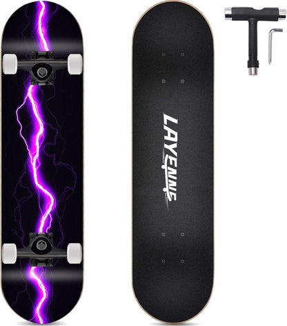 Skateboard Blitz 31 x 8 Zoll 8-lagiges Ahornbrett Violett