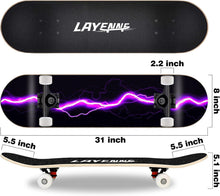 Skateboard Blitz 31x8 Zoll 8-lagiges Ahornbrett Kids