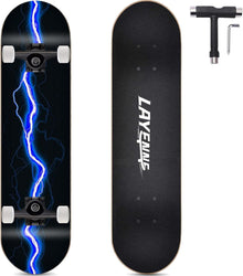 Skateboard Blitz Muster 31 x 8 Zoll 8-lagiges Ahornbrett Symposium