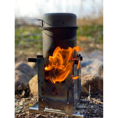 Titan Camping Kochset | Leichtes Outdoor Geschirr Set für Wandern