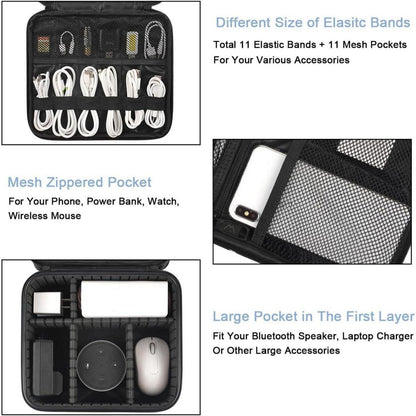 MATEIN Kabel Organizer Tasche | Groß Elektronik Reise Tasche