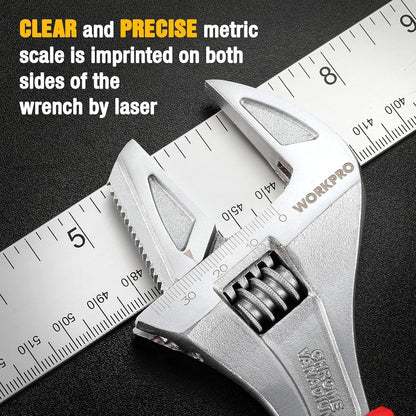 Verstellbarer Rollgabelschlüssel & Rohrzange 2IN1 Cr-V 200mm