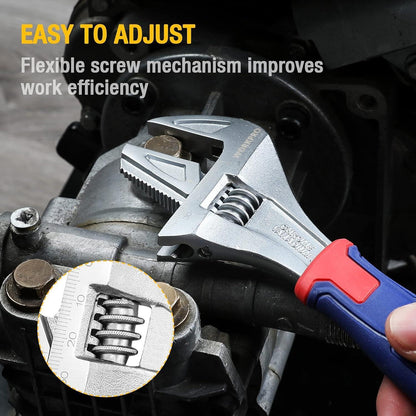 Verstellbarer Rollgabelschlüssel & Rohrzange 2IN1 Cr-V 200mm