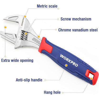 Verstellbarer Rollgabelschlüssel & Rohrzange 2IN1 Cr-V 200mm