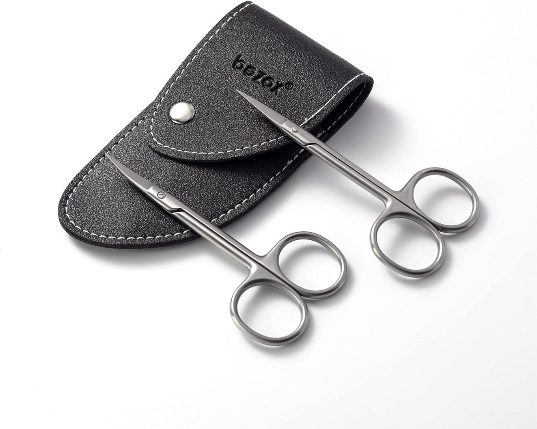 2er Set Profi Nagelscheren - Extra Scharfe gebogene und gerade