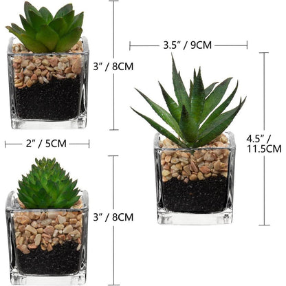 Kunstpflanze Sukkulente Decorative Wohnzimmer Badezimmer Set