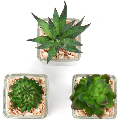 Kunstpflanze Sukkulente Decorative Wohnzimmer Badezimmer Set