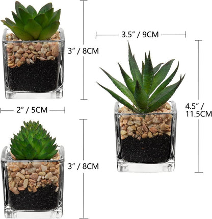 Kunstpflanze Sukkulente Decorative Wohnzimmer Badezimmer Set
