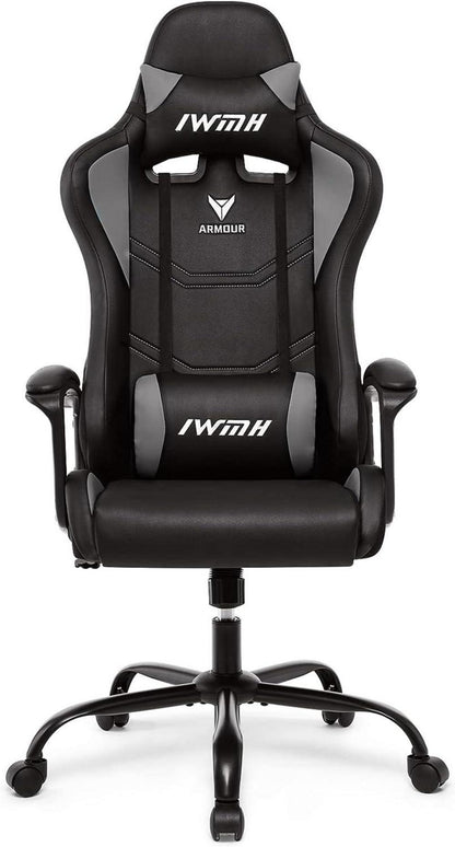 IWMH Gaming Stuhl Ergonomischer Computerstuhl Racing Stuhl