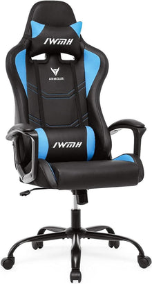 Ergonomischer Gaming Stuhl mit hoher Rückenlehne und verstellbaren
