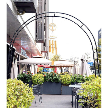 Holz Windspiel Baum des Lebens Garten Terrasse Dekoration