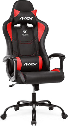 Ergonomischer Gaming Stuhl mit Hoher Rücklehne & Verstellbarer