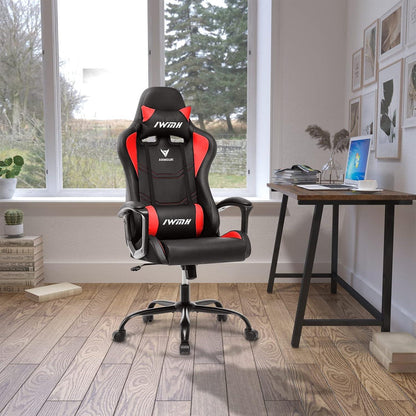 IWMH Gaming Stuhl, Ergonomisch, Hohe