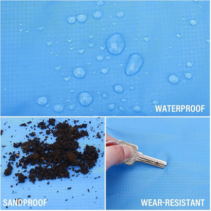 Yomisee Stranddecke 210x200cm Wasserdicht Sandfrei