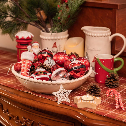 Weihnachtskugeln 70er Set Christbaumschmuck Glänzend Matt Glitzer