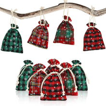 Adventskalender Stoffbeutel Weihnachten Geschenksäckchen 24 Stück