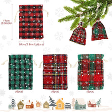 Stoffbeutel Adventskalender 24 Stück Weihnachten