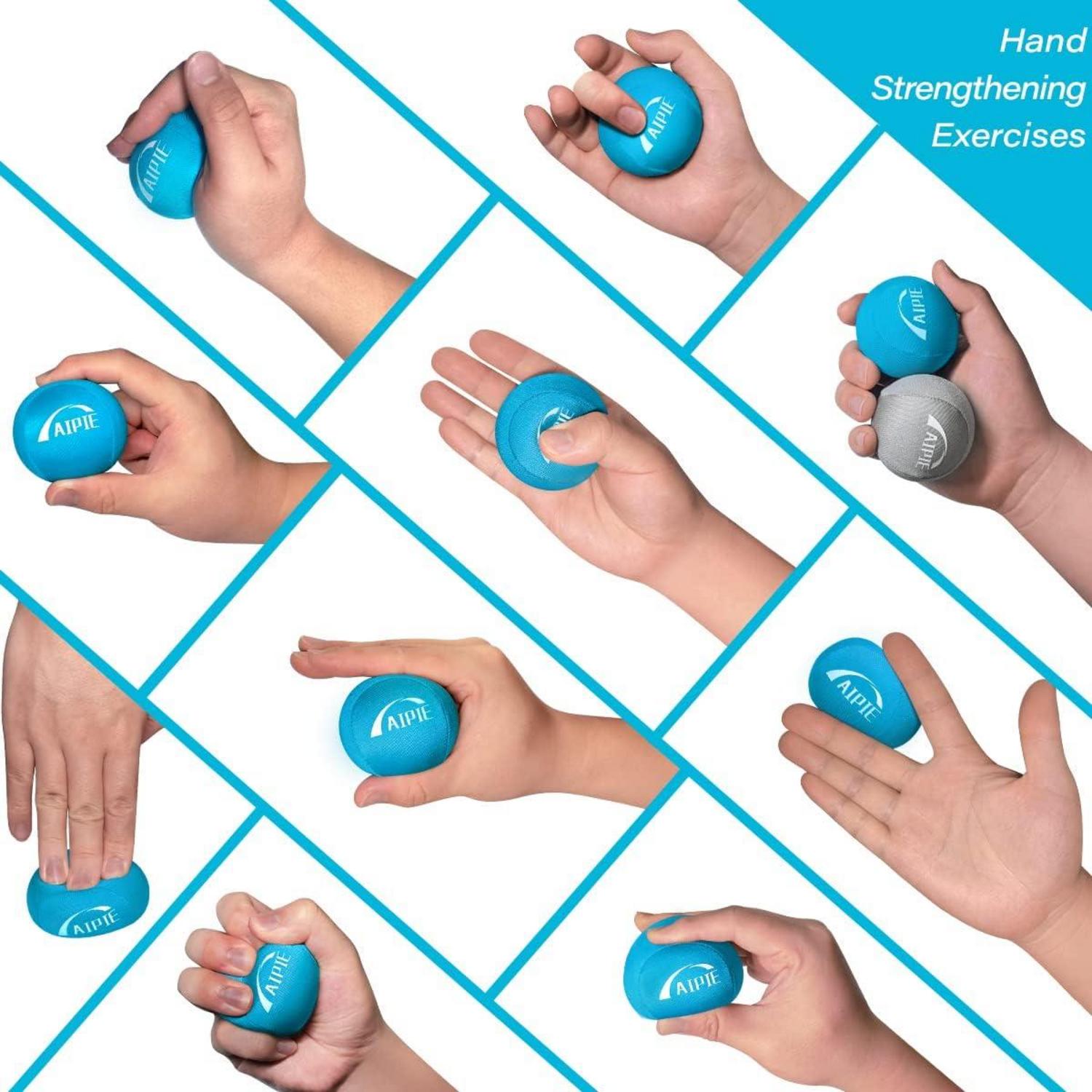 Handtrainer Ball Set 3 Stück Massageball Griffbälle Klettern