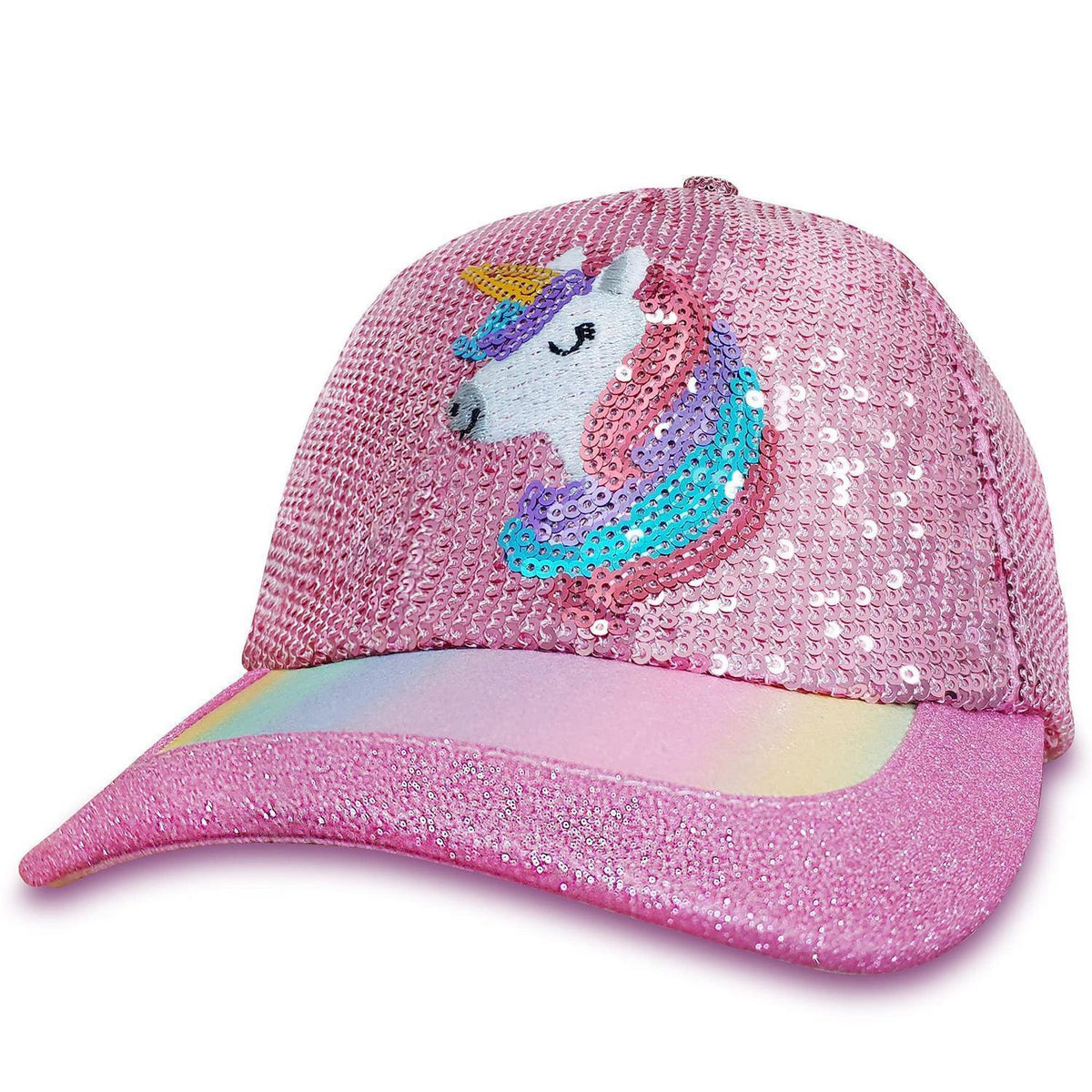 Baseball Cap Kinder – Einhorn Pailletten & Sommerhut 6-8 Jahre