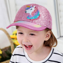 Baseball Cap Kinder – Einhorn Pailletten & Sommerhut 6-8 Jahre