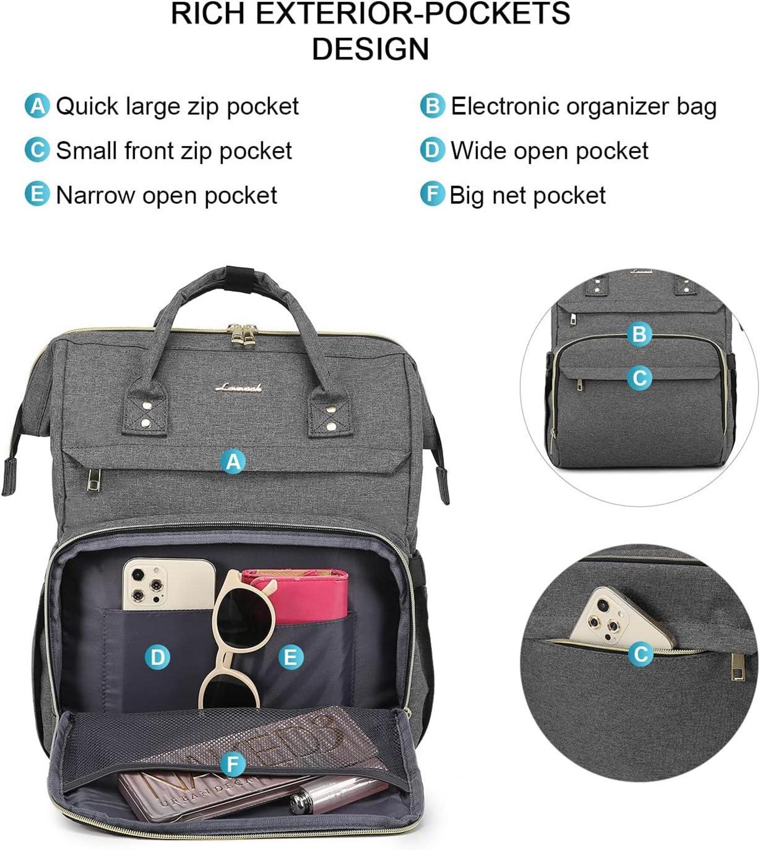 Wasserdichter 17 Zoll Laptoprucksack mit USB Anschluss
