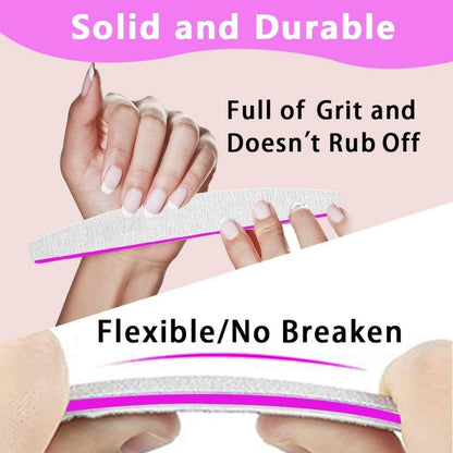 Professionelle Nagelfeilen 12 Stück 180/240 Naturnägel dicke