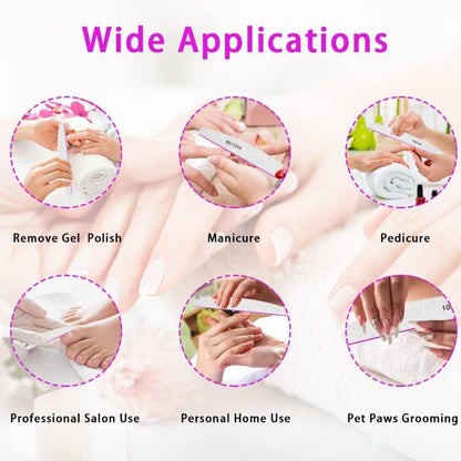 Professionelle Nagelfeilen 12 Stück 180/240 Naturnägel dicke