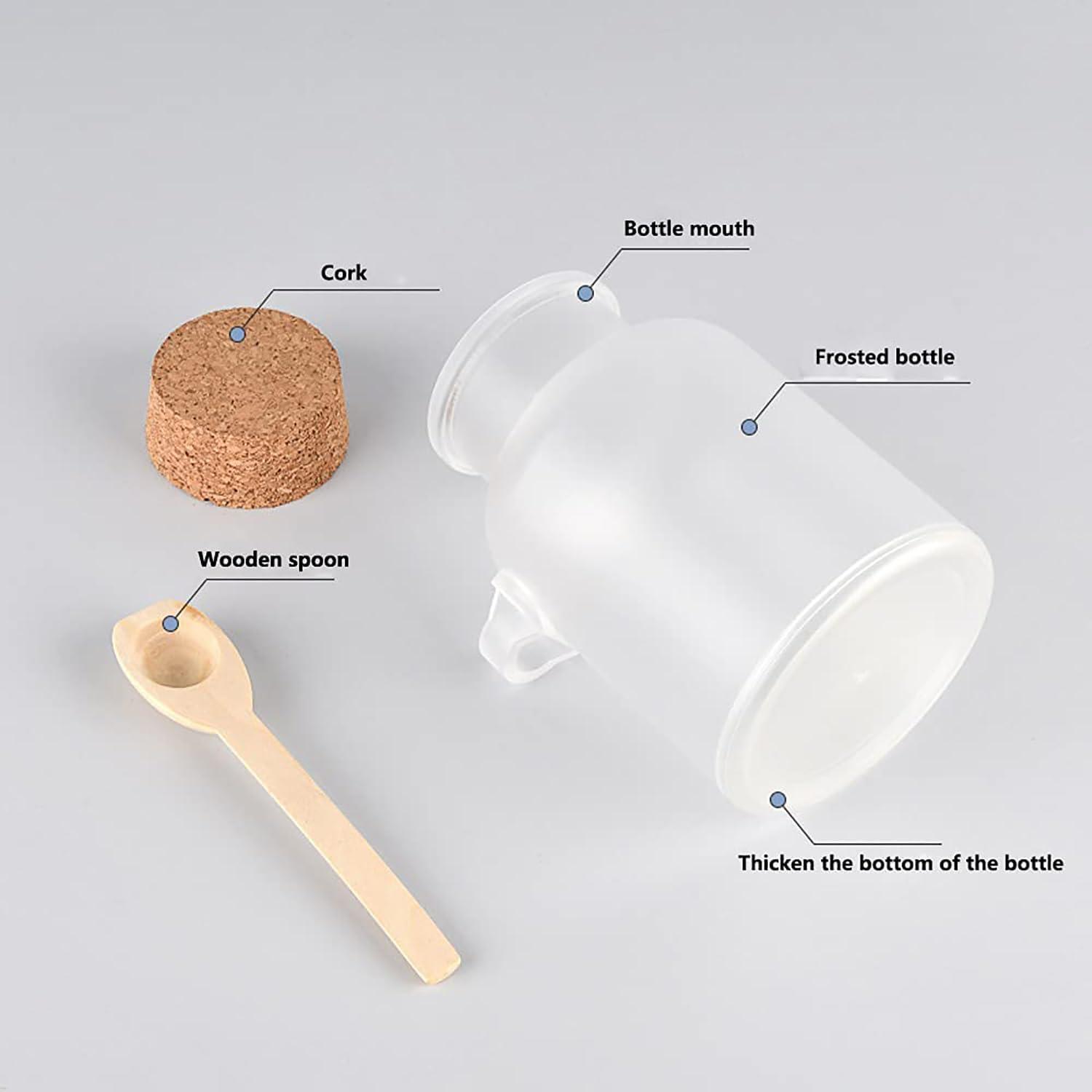 Luftdichte Gewürzgläser 8-teilig mit Korklöffel und Deckel