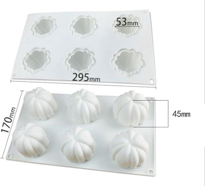 3D Silikon Backform Kürbis Dessert Mousse Gelee Halloween