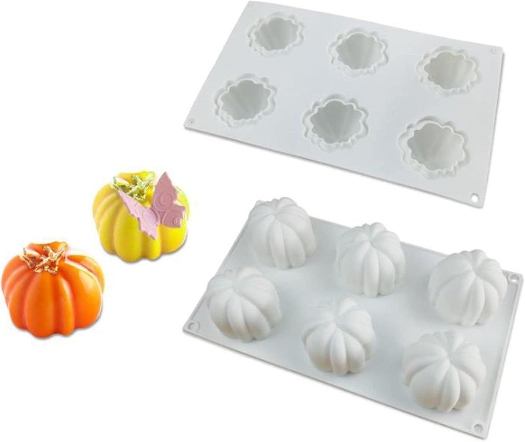 3D Kürbis Silikon Backform Halloween Dessert Mousse Gelee DIY