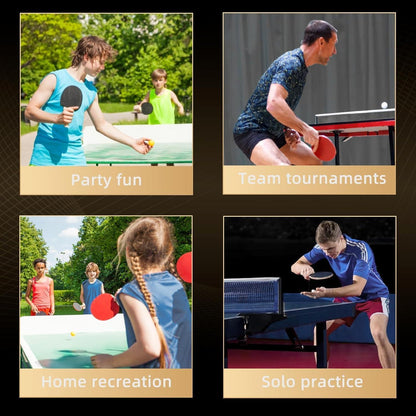 Tischtennis Set 2 Profi Schläger 3 Bälle Tragetasche