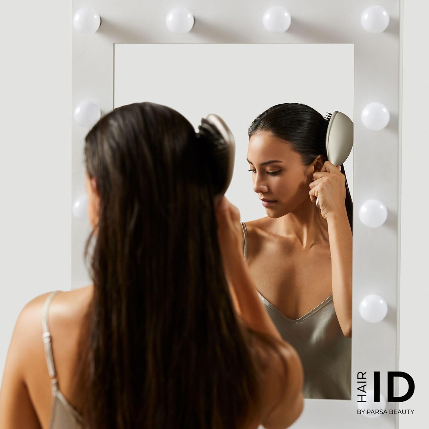 Haarbürste mit Hyaluron und Collagen für glattes Haar - Anti-Frizz Bürste