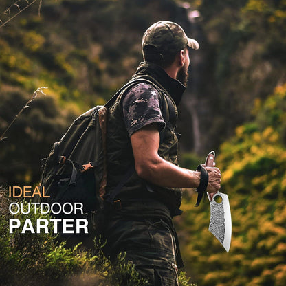 DRAGON RIOT Ausbeinmesser Hackmesser Damast Profi Wikinger Messer