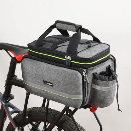 Fahrradtasche Gepäckträger Wasserdicht 20-35L Grau