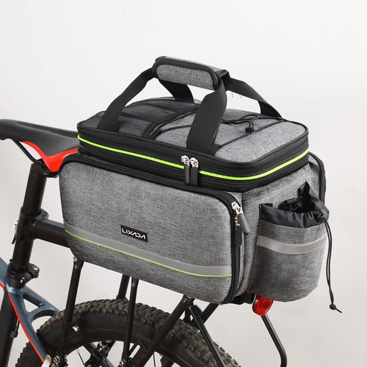 Fahrradtasche Gepäckträger Wasserdicht Trunk Bag 20L-35L Grau