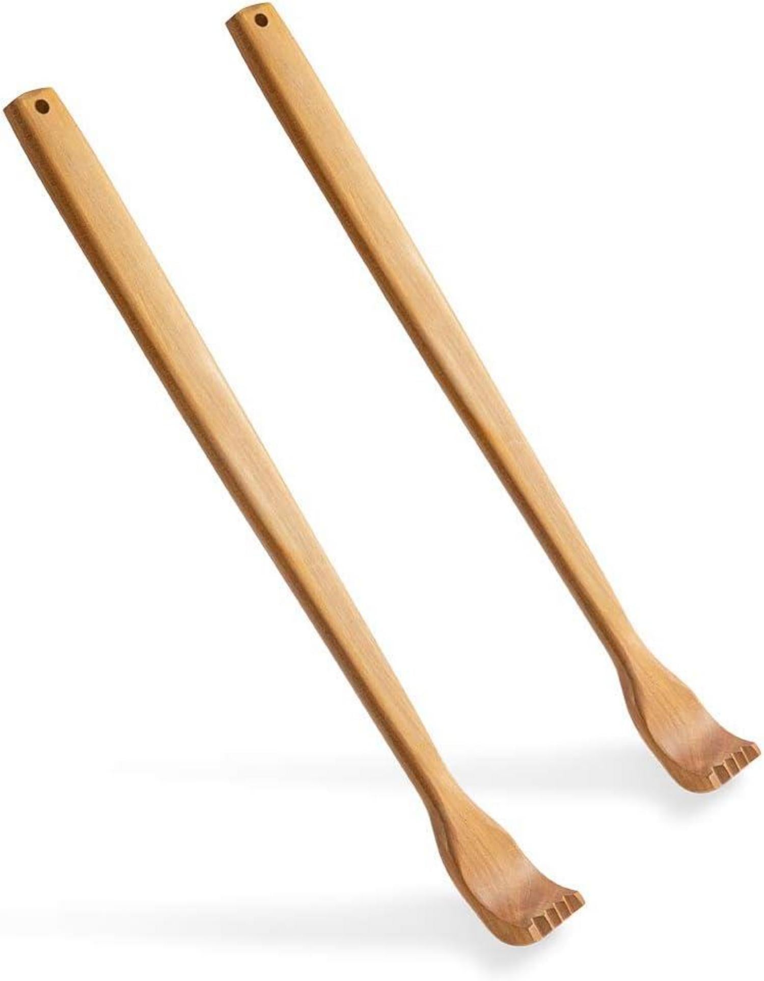 2er Set Holz Rückenkratzer Juckreiz Relief Entspannung Heftig