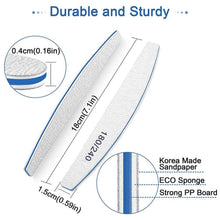 Professionelle Nagelfeile 180/240 Grit (12 Stück) für