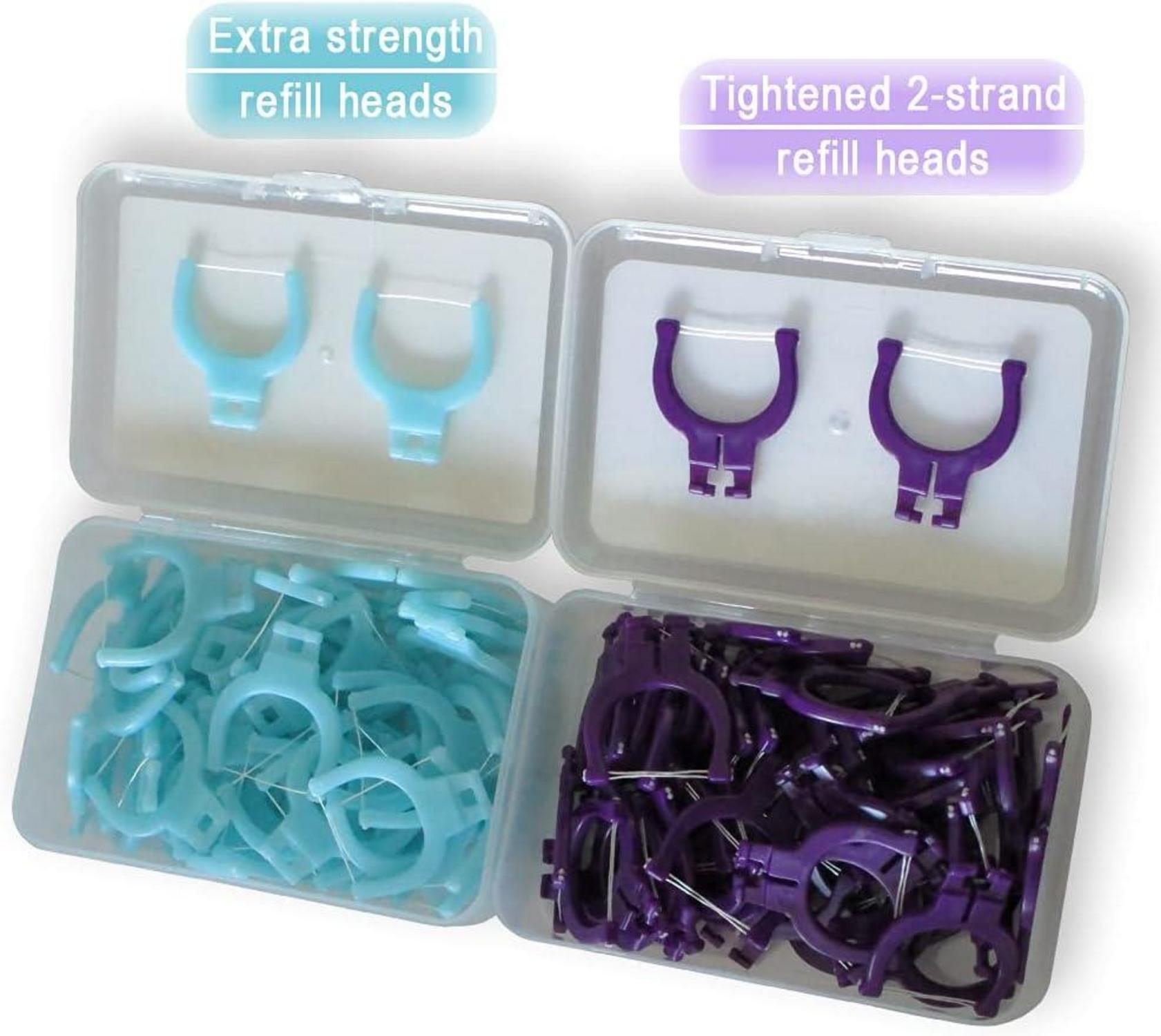 Zahnseidenhalter + Aufsteckköpfe Set 100 Stück - TEEsmile Clean