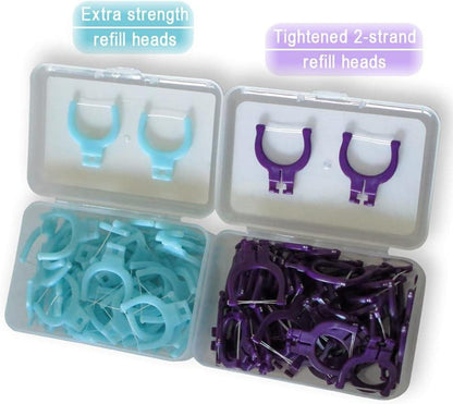 Zahnseidenhalter + Aufsteckköpfe Set 100 Stück - TEEsmile Clean