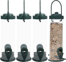 Vogelfutterspender mit Futtersäule für Wildvögel